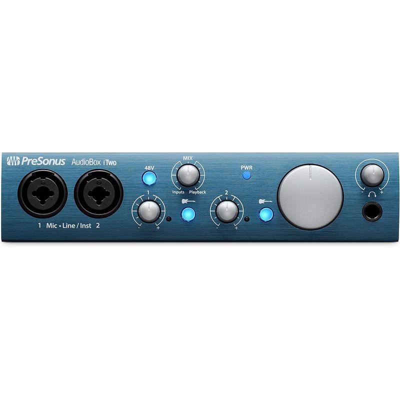 PreSonus AudioBox iTwo USB iPadオーディオ・インターフェース 24Bit 96kHz 2入力 2出力 Stud