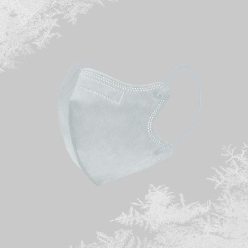 CHENYU辰昱 3D涼感醫療口罩(美型版M)(20入) - 夏雪草灰