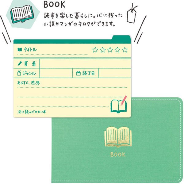 森の雑貨屋さん キングジム ノリ付きメモ 暮らしのキロク 付箋 メモ帳 日記 シール 6冊 通販 