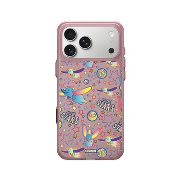 iPhone 17 Pro Max Clear (相機按鈕) 晶醺玫 - 迪士尼-經典系列 Disney Classics - 小飛象 Dumbo - Retro Pattern