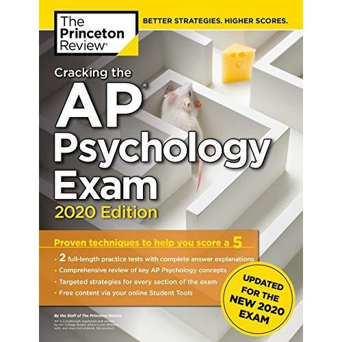 Cracking the AP Psychology Exam  2020 Edition: Practice Tests  Prep for the NEW 2020 Exam (College Test Preparation)