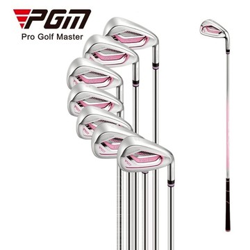 PGM GOLF 職業級右手型女士高爾夫球鐵桿套裝 5 6 7 8 9 PW SW 鈦合金桿頭設計 TIG048