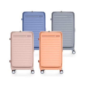 AT美國旅行者 AMERICAN TOURISTER 28吋前開式上掀式行李箱/胖胖箱 FRONTEC 可擴充避震煞車