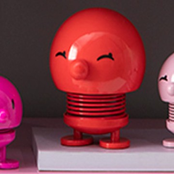 【哈特寶】Hoptimist Bimble M 丹麥微笑彈簧公仔-紅