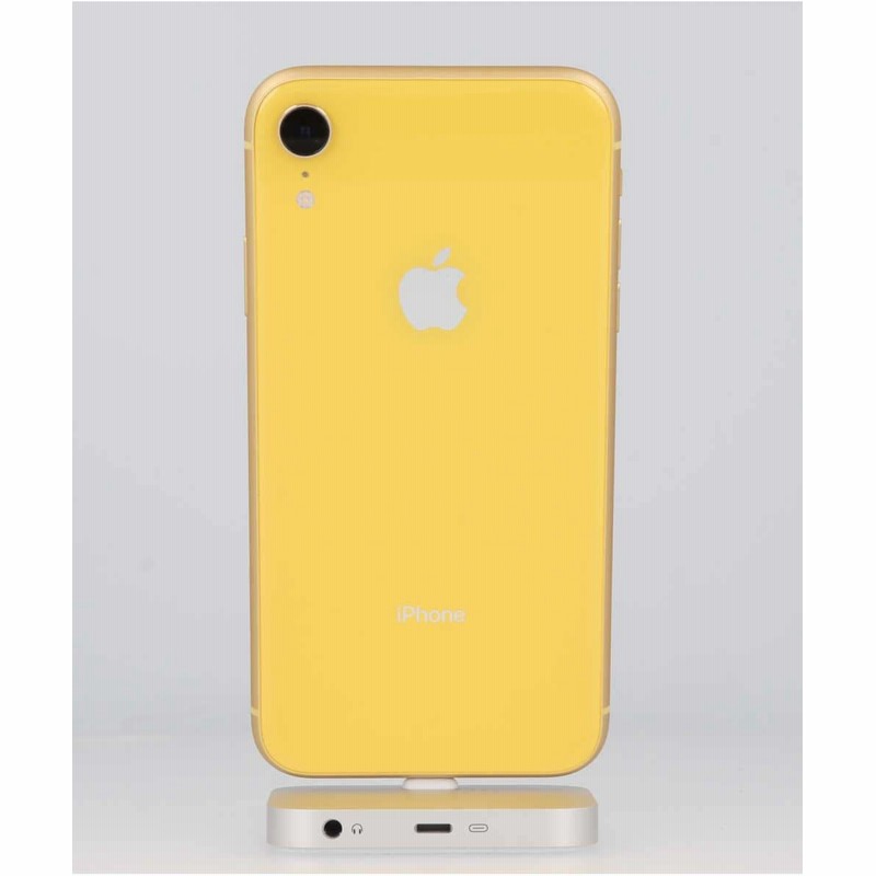 iPhone XR 64GB SIMフリー バッテリー最大容量:95% イエロー Bグレード 