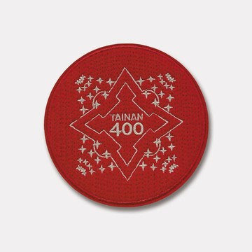 臺南400刺繡杯墊-台南武廟牆紅