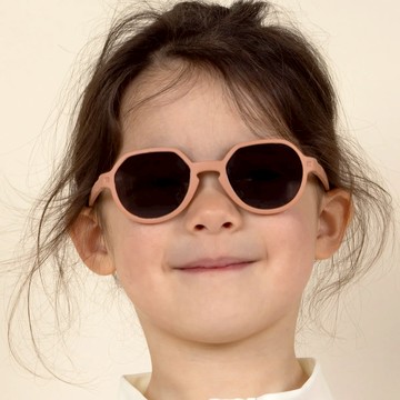 法國KiETLA OOZZ奧茲幼兒太陽眼鏡（0–4Y） - 櫻霧粉-1~2 YEARS