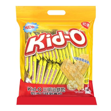 【蝦皮直營】KID-O 三明治餅乾奶油口味歡喜包(612g)