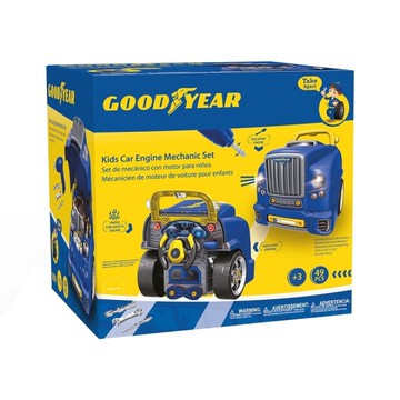 美國 STANLEY Jr. 固特異GOOD YEAR聯名款-賽車模擬&引擎維修遊戲組