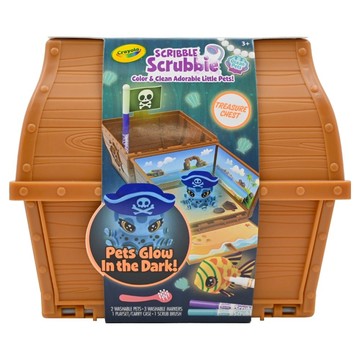 Crayola 繪兒樂 彩繪百變夜光海洋藏寶盒  #747506  1組