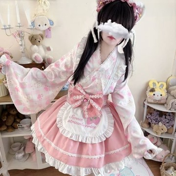 新款蘿莉塔裙子 日系連身裙 可愛洋裝 Lolita洋裝改良洋裝女裝外穿