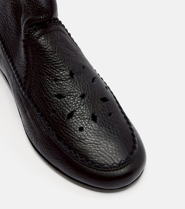 Isabel Marant Welky laser-cut leather mid-calf boots