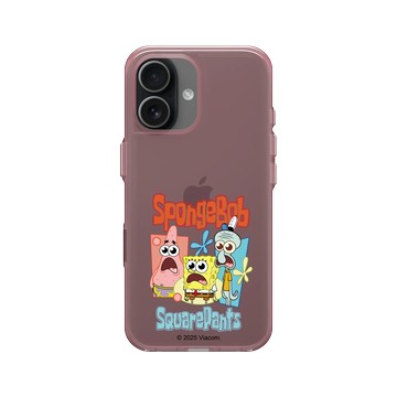 iPhone 17 Clear (相機按鈕) 晶醺玫 - 海綿寶寶 SpongeBob - 驚呆了