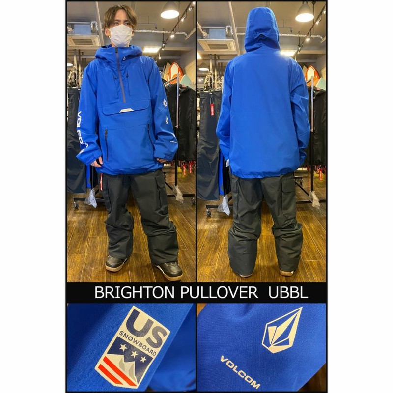 21-22 VOLCOM/ボルコム BRIGHTON pullover メンズ レディース 防水プル 