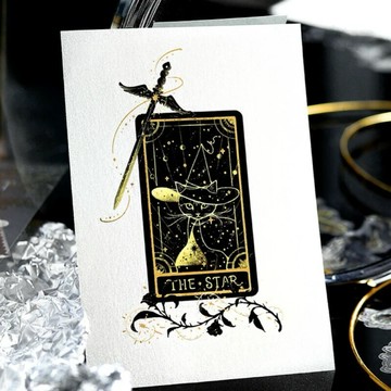 🌙【YXJ】星辰魔法貼紙 冥王星｜🇯🇵日本空運｜BGM｜貼紙 插畫 手帳 裝飾  夜影小居