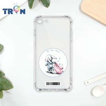 TRON IPhone 7/8/SE2 小動物的小被被 兔貓 四角防摔載具殼 軟殼 手機殼