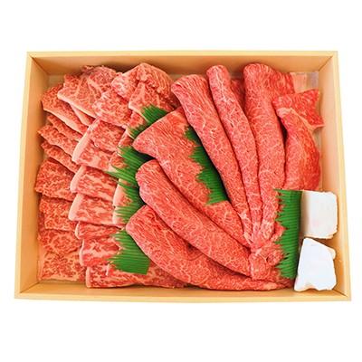 ふるさと納税 阿波市 阿波和牛すき焼・焼肉約1kgセット