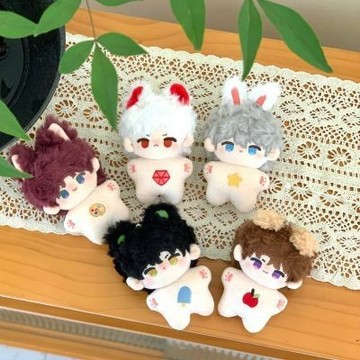 戀與深空同人周邊 10cm棉花娃娃 戀與深空10cm棉花娃娃 祁煜黎深沈星回棉花娃娃 秦徹棉花娃娃 夏以晝娃娃 海星體
