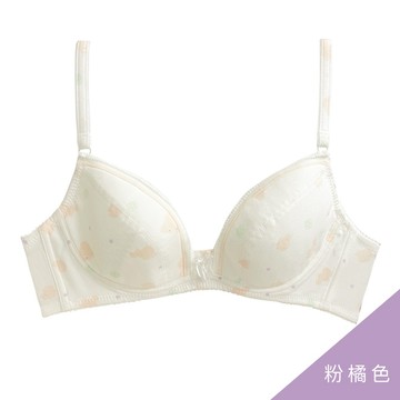 【玳蕾綺】天然棉質印花內衣 / 粉橘