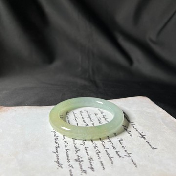 月暈 | 冰三彩翡翠手鐲 #18 | 圓條鐲