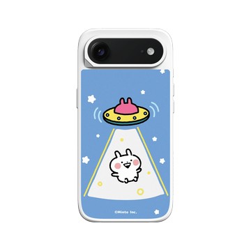 iPhone Air SolidX 白 - Usagyuuun 小突兔 - 一起去快樂星球