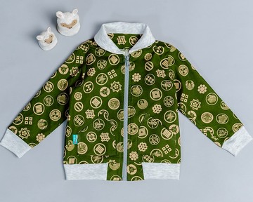 微領拉鍊外套-訂製 和風12 防曬 涼感 透氣 兒童