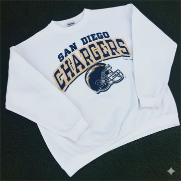 圣地亞哥電光隊時尚運動風男女同款圓領衛衣新潮港風時尚高級感