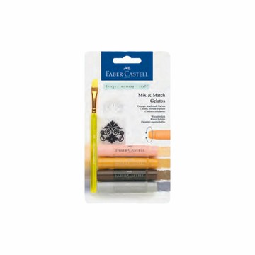 FABER-CASTELL 輝柏 口紅水性蠟筆4入 中性色系 /盒 121805【APP滿額下單10%點數(單一帳號最高5000點)】1/31止