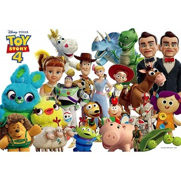 TENYO拼圖 D-1000-043 玩具總動員4 大集合！51*73.5