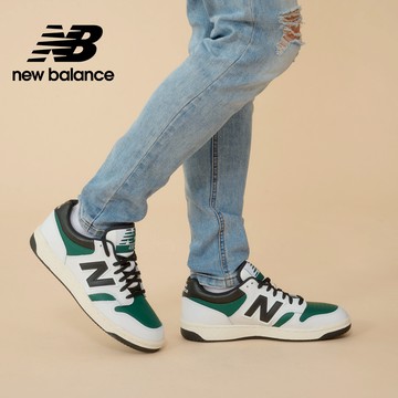 [New Balance]復古鞋_中性_綠白色_BB480LTD-D