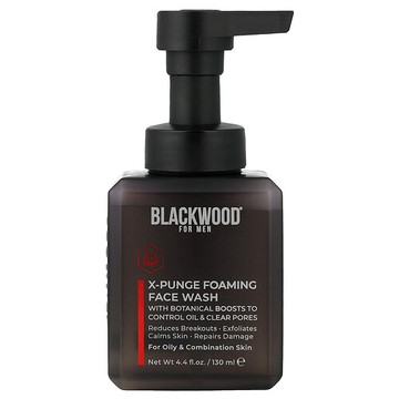 Blackwood For Men, X-Punge 泡沫潔面乳，適合油性及混合性肌膚，130 毫升