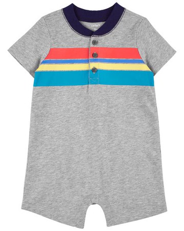 Baby 1-Piece Multi-Stripe Romper
