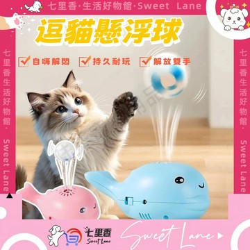 逗貓玩具 漂浮逗貓球 自動逗貓球 貓咪玩具 逗貓懸浮球 寵物玩具 玩具球 人貓互動玩具 自動貓玩具 寵物用品