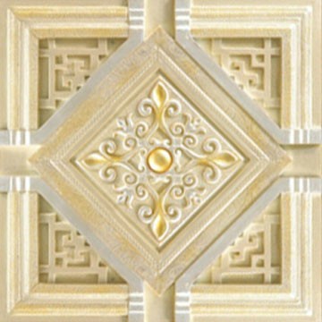 Style-life 情境壁貼仿真復古經典紋樣對角貼磁磚貼防水防潮歐風款-米色浮雕