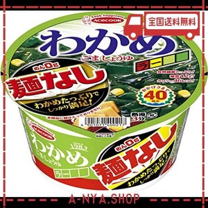 エースコック わかめラー 麺なし ごま・しょうゆ 20g ×12個