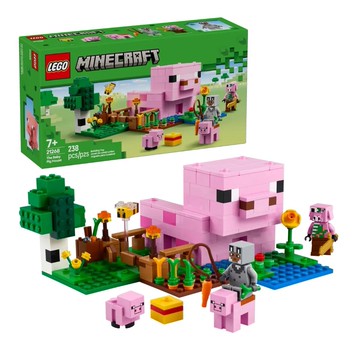 【LEGO 樂高】磚星球〡 21268 當個創世神 豬寶寶屋 The Baby Pig House