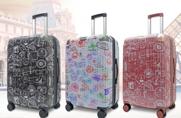 ~雪黛屋~BATOLON 20吋行李箱海關鎖可加大360度飛機輪耐摔耐磨損防爆拉鍊鋁合金桿W2249