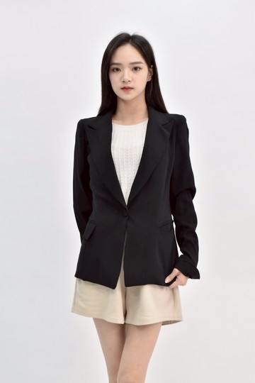 (S) 【沈瑾暘私服】zabara西裝長袖灰色外套