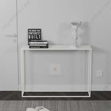 【全網✨最低】玄關桌 邊桌 置物桌 鐵藝玄關臺現代簡約靠墻條案展臺案幾玄關桌沙髮後窄縫落地置物架