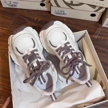 【臺灣出貨 免運】多巴胺夏款超輕底顯腳小老爹鞋厚底女2025新品網面透氣舒適運動鞋