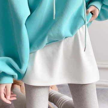 加厚衛衣打底神器下擺遮小屁簾鯊魚褲內搭疊穿秋冬季搭配半身裙女