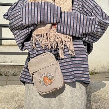 阿暴綁架小七貓 恐龍 防潑 肩背小包