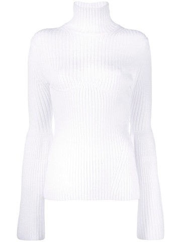 TOM FORD - roll-neck knitted jumper - women - Virgin Wool - XS - Neutrals