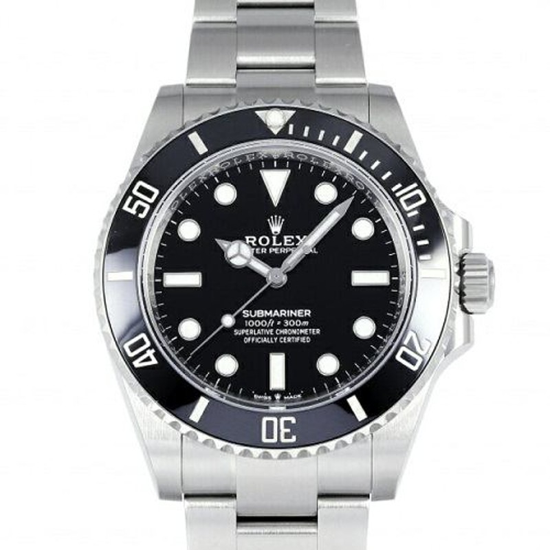 ロレックス 124060 サブマリーナ ノンデイト ROLEX SUBMARINER 41mm BK 並行輸入品 | LINEショッピング