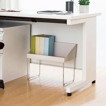 日本 天馬 FitsWORK 桌下型支架固定式辦公包包置物盒