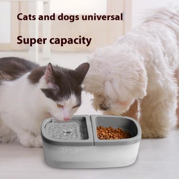 寵物飲水喂食器貓狗家庭二合一廠家直銷NGO貓咪飲水機智能家用