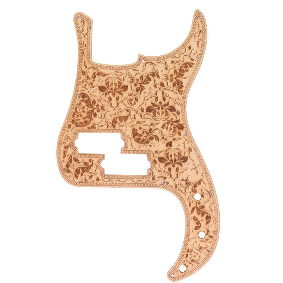 Guitar Pickguard Maple Delicate Decorative Patterns Professional Electric Guitar Pickguard Anti Scratch Guard Plate Guitar Parts for Guitar Lovers