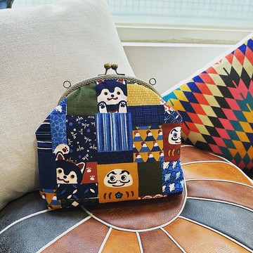 柴柴福神富士山口金包【禮物】