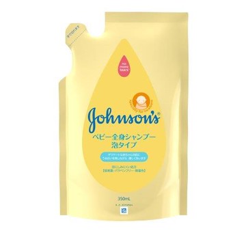 【 ジョンソン＆ジョンソン 】Johnson's Baby 全身洗髮精 泡沫型 補充裝 350 ＭＬ【12組】嬰兒用品 日本必買 | 日本樂天熱銷