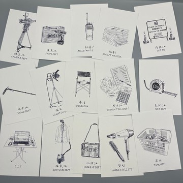 電影工作者 postcard